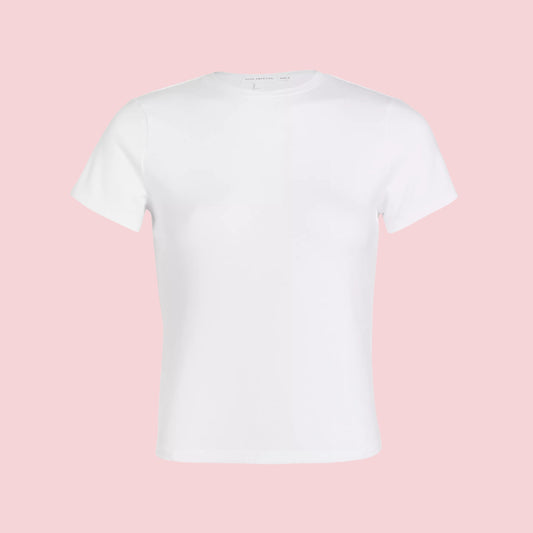 Cotton Pointelle Baby Tee