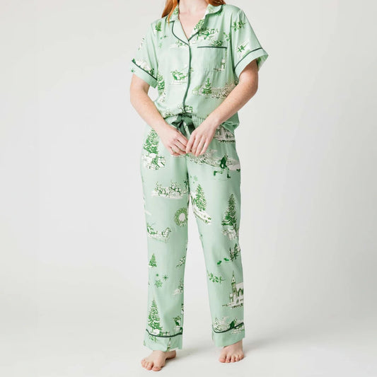 Holiday Toile PJ Pant Set