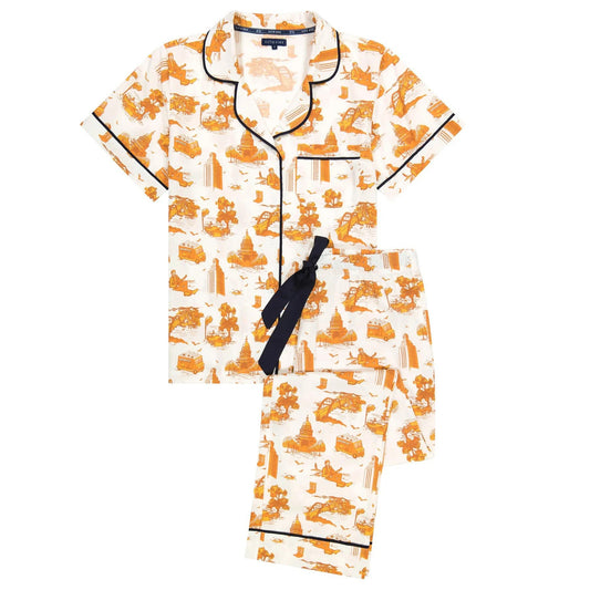 Austin Toile Pajama Pants Set