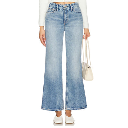 Good Petite Palazzo Light Compression Jeans