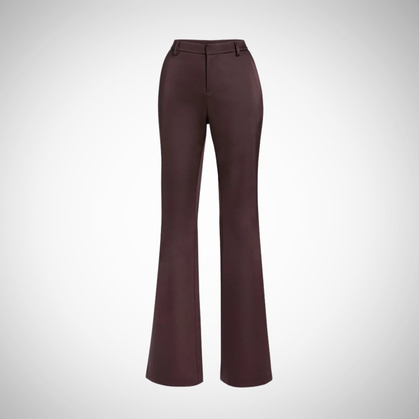 Elvira Heavy Satin Flare Trouser