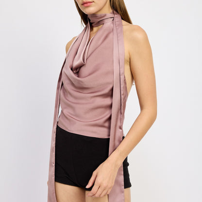 Cowl Scarf Top