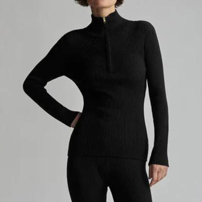 Demi Half Zip Knit