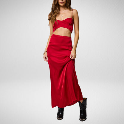 Silky Good Grace Maxi Skirt