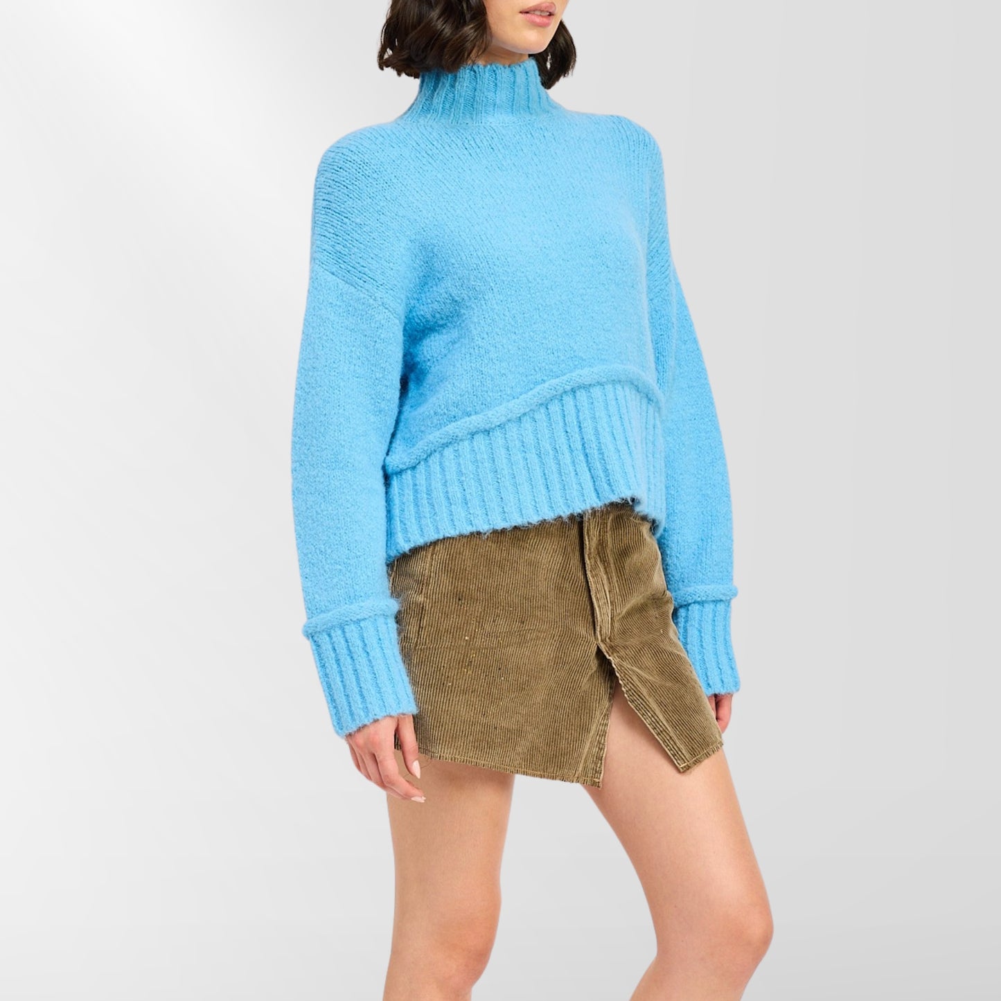 Turtleneck Boxy Sweater