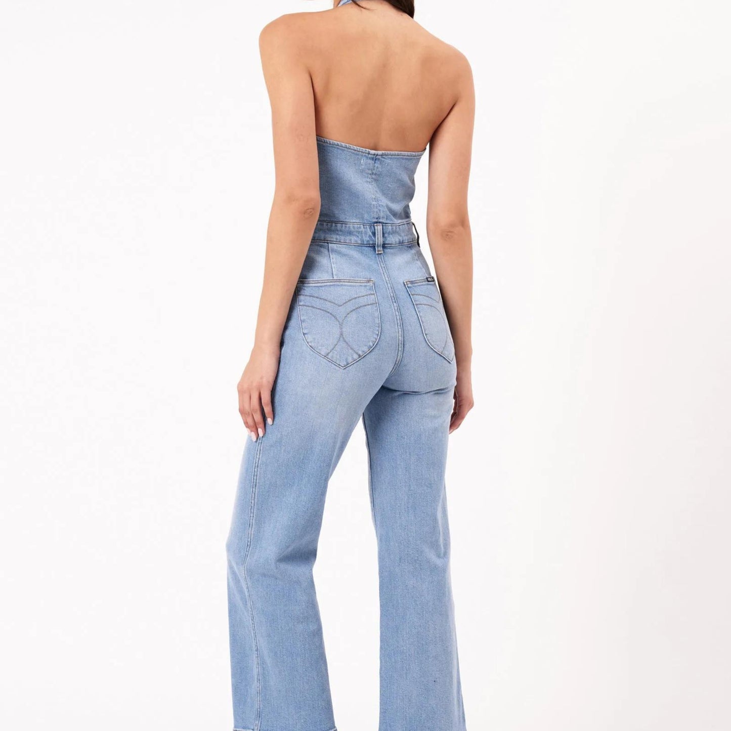 Halter Jumpsuit Ranch