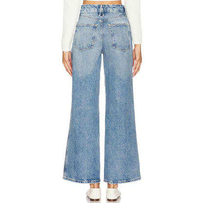 Good Petite Palazzo Light Compression Jeans
