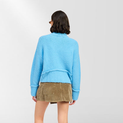 Turtleneck Boxy Sweater