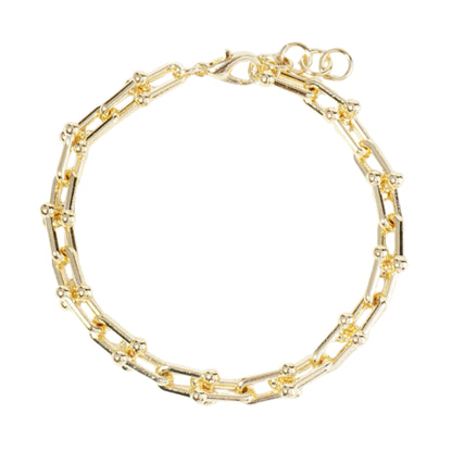 Gold Chain Link Bracelet