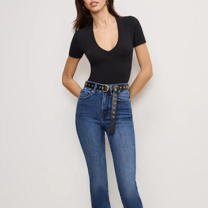 Super Stretch Deep V Bodysuit