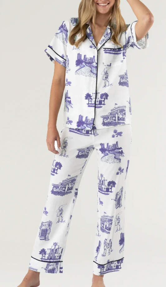 Forth Worth Toile Pajama Pant Set