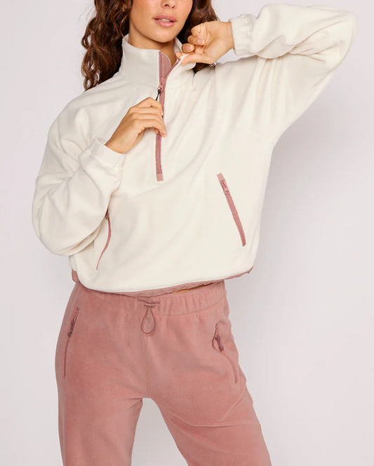 Stacey Polar Fleece Half-Zip Pullover