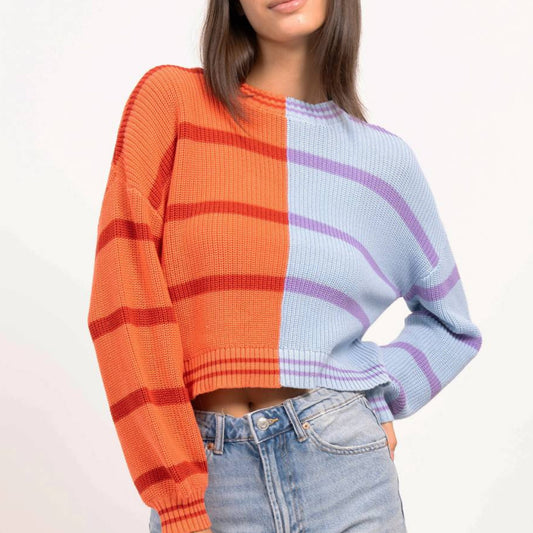 Carson Colorblock Stripe Sweater